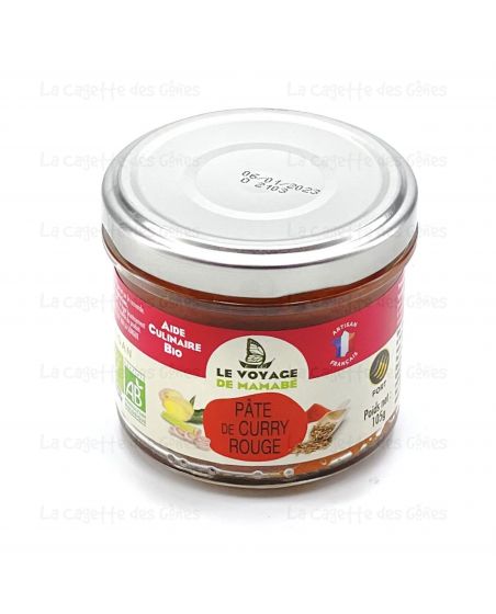 PATE POUR CURRY ROUGE 130ML