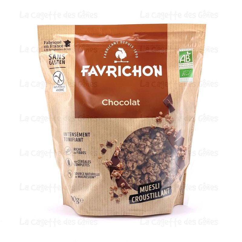 MUESLI CROUSTILLANT CHOCOLAT 500G