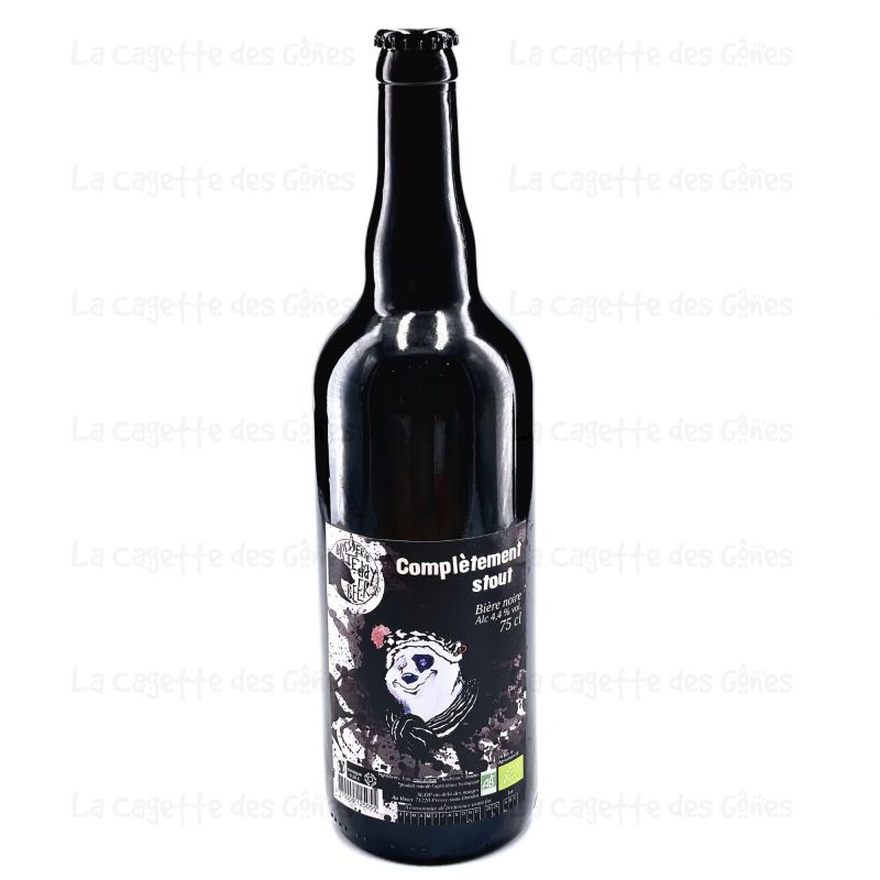 COMPLETEMENT STOUT (BIERE NOIRE) 75CL