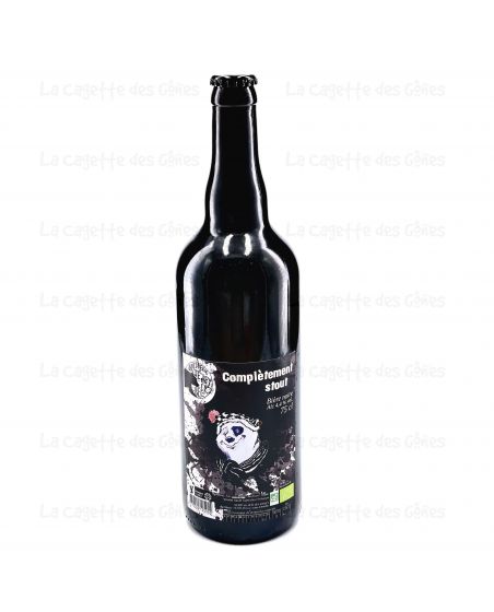 COMPLETEMENT STOUT (BIERE NOIRE) 75CL