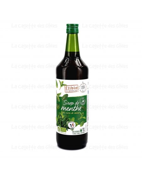 SIROP MENTHE BOUTEILLE VERTE 1 L