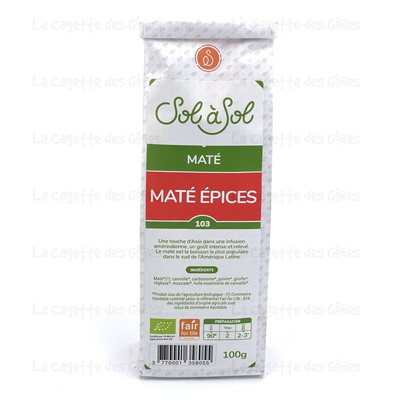 MATE AUX EPICES  100G