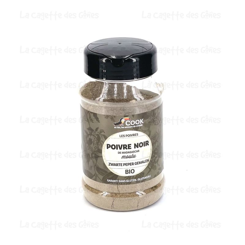 POIVRE NOIR MOULU GRAND PET 220G