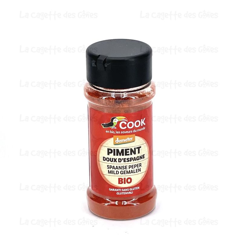 PIMENT DOUX D'ESPAGNE EN POUDRE 'COOK' 40G