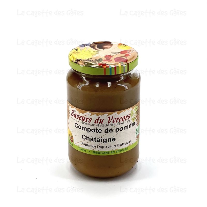 COMPOTE DE POMME CHATAIGNE