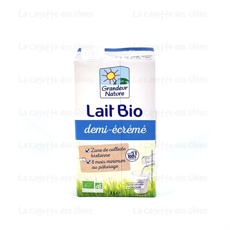 LAIT  1/2 BRIQUE 1L