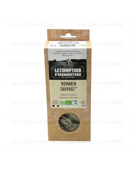 ROMARIN SAUVAGE BIO FEUILLE FRANCE 60G