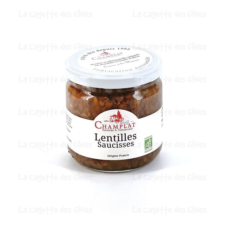 LENTILLE SAUCISSES 385ML