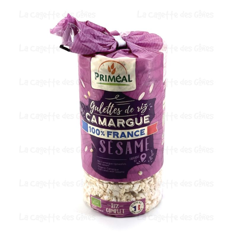 GALETTES RIZ DE CAMARGUE SESAME 130 G