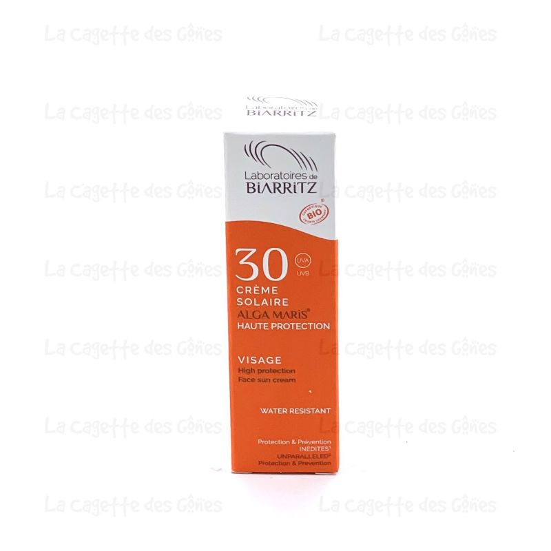 CREME SOLAIRE SPF30 VISAGE 50ML