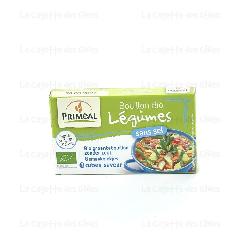 BOUILLON DE LEGUMES SANS SEL (EN CUBE)