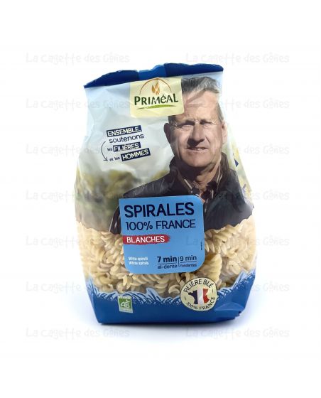 SPIRALES 100% FRANCE  BLANCHES 500 G