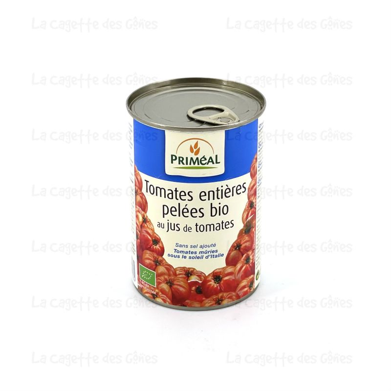 TOMATES PELEES ENTIERES 400G