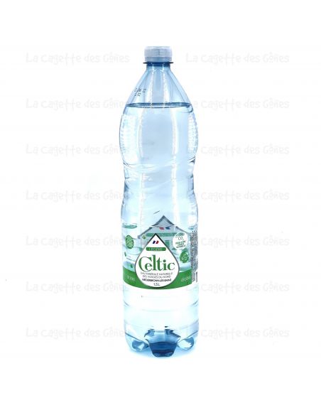 EAU LÉGÈREMENT PÉTILLANTE VERTE PET CELTIC 1.5 L