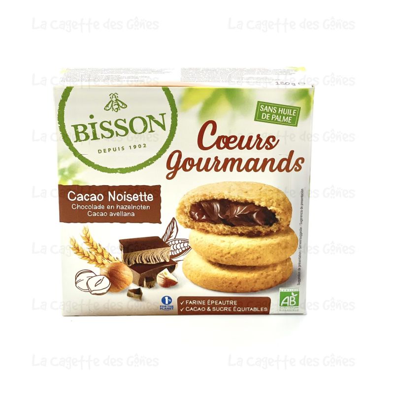 COEURS GOURMANDS CACAO - NOISETTE