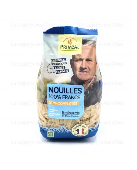 NOUILLES 100% FRANCE DEMI-COMPLETES 500 G