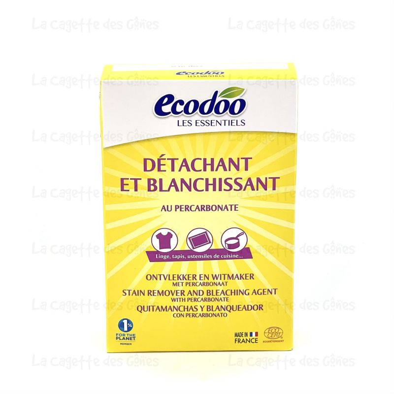 DETACHANT ET BLANCHISSANT AU PERCARBONATE