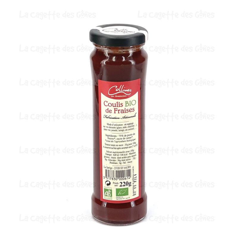 COULIS FRAISES 220G