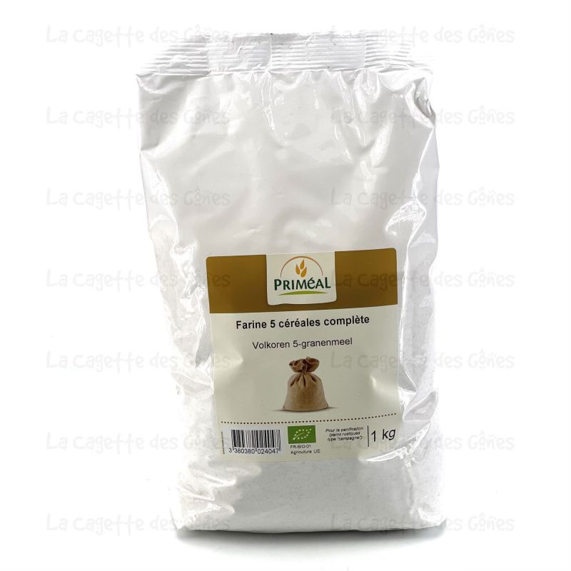 FARINE COMPLETE 5 CEREALES 1 KG