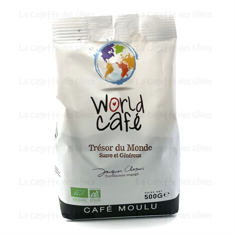 CAFE MOULU TRESOR DU MONDE 500G