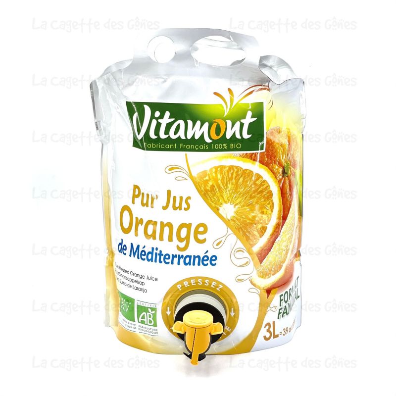 JUS ORANGE MEDITERRANEE FONTAINE SOUPLE 3 L