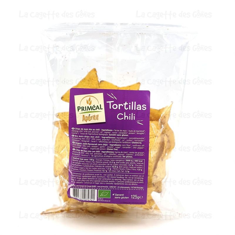 TORTILLAS CHILI 125G