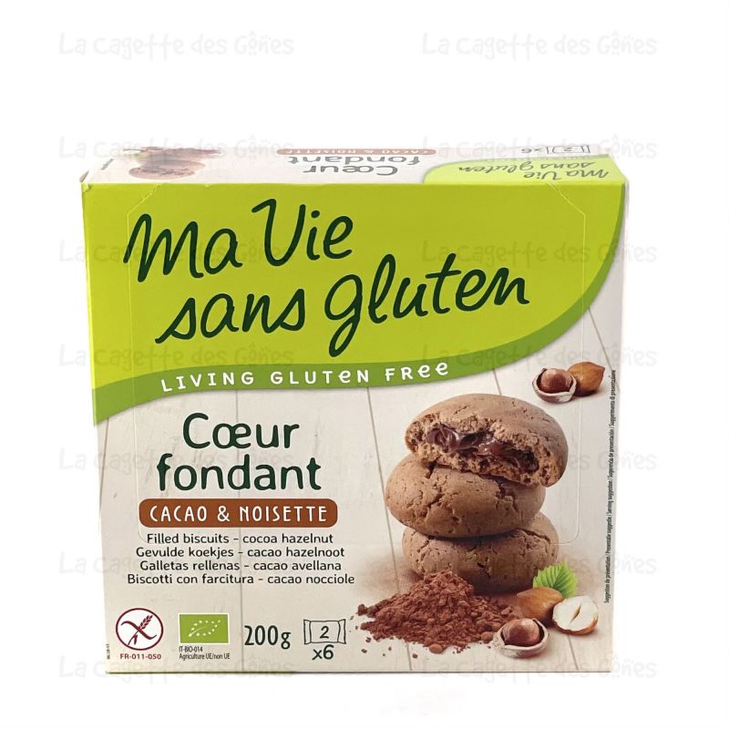 CœURS FONDANTS - CACAO & NOISETTE 200G