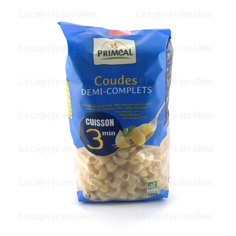 COUDES DEMI-COMPLETS CUISSON RAPIDE 500 G