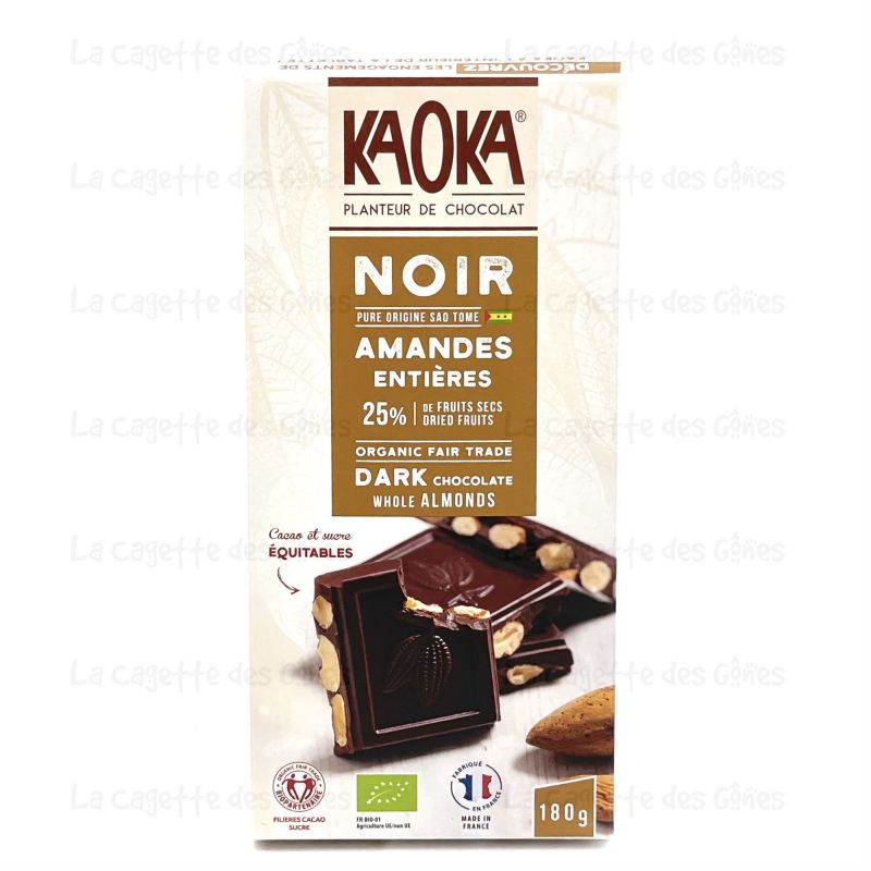 NOIR AMANDES ENTIERES