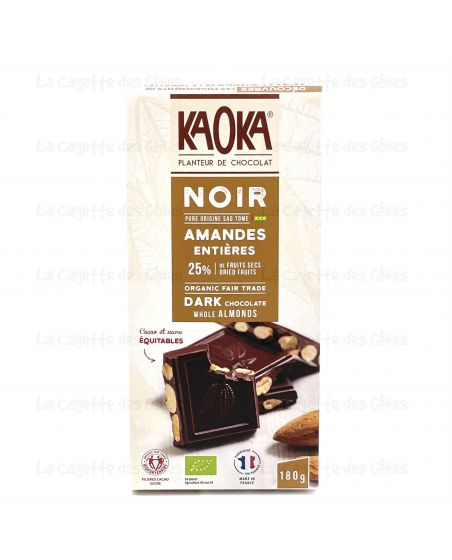 NOIR AMANDES ENTIERES