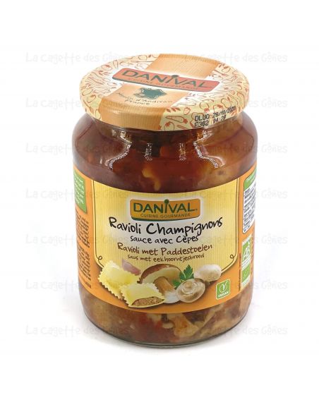 RAVIOLI CHAMPIGNONS SAUCE AUX CEPES 670G