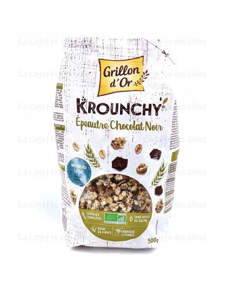 KROUNCHY EPEAUTRE-CHOCOLAT NOIR 500G