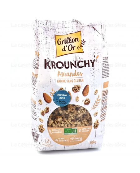 KROUNCHY AVOINE-AMANDE SANS GLUTEN 500G