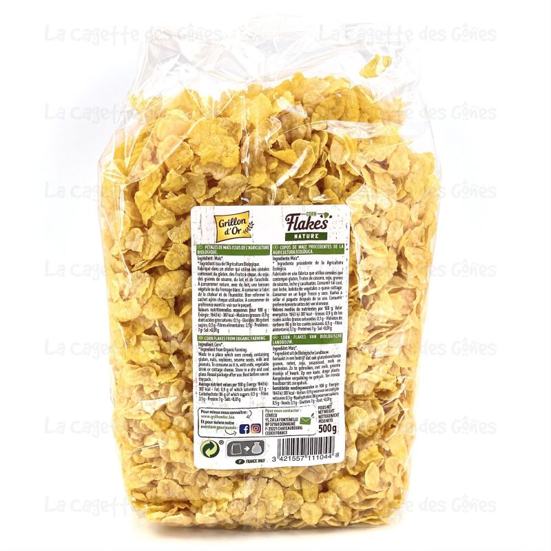 CORN FLAKES NATURE SS SUCRE 500G