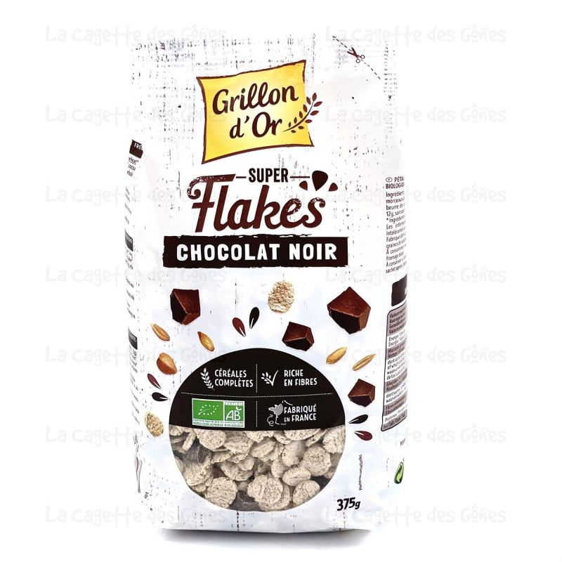 SUPER FLAKES CHOCOLAT NOIR 375G