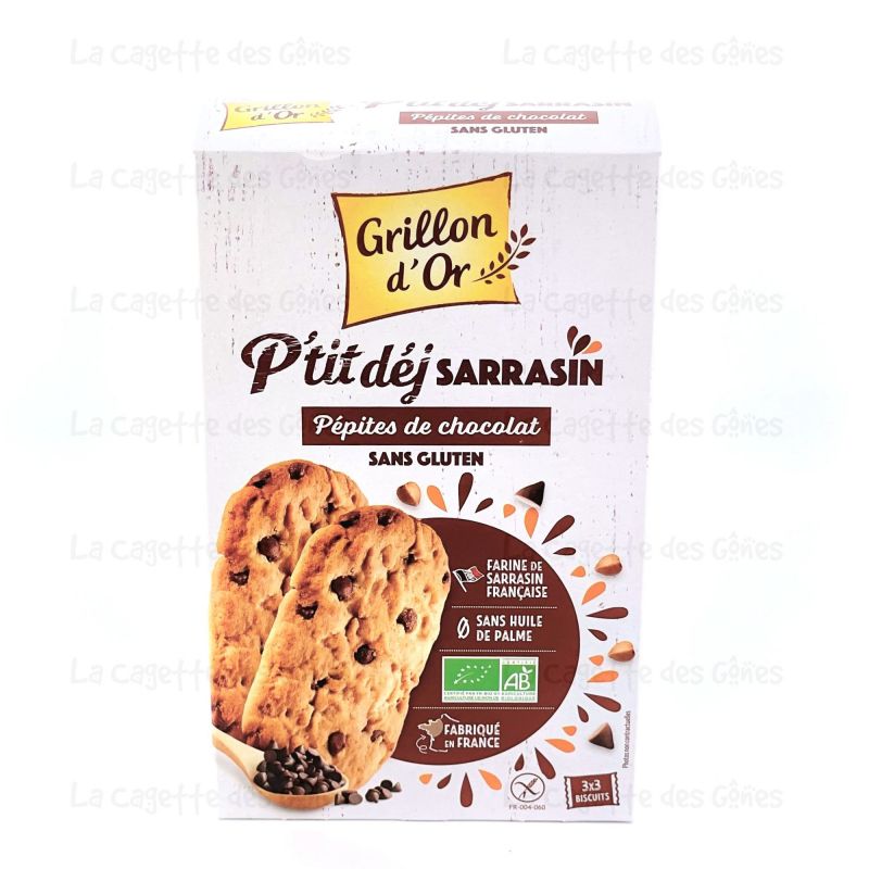 BISCUIT PETIT DEJ PEPITES CHOCOLAT 150G