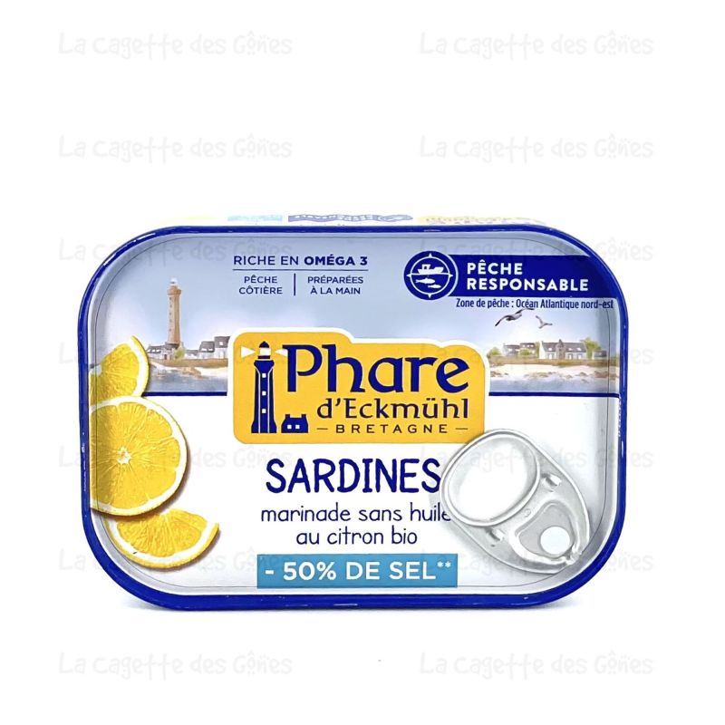 SARDINE SS SEL MARINADE CITRON SS HUILE 115G