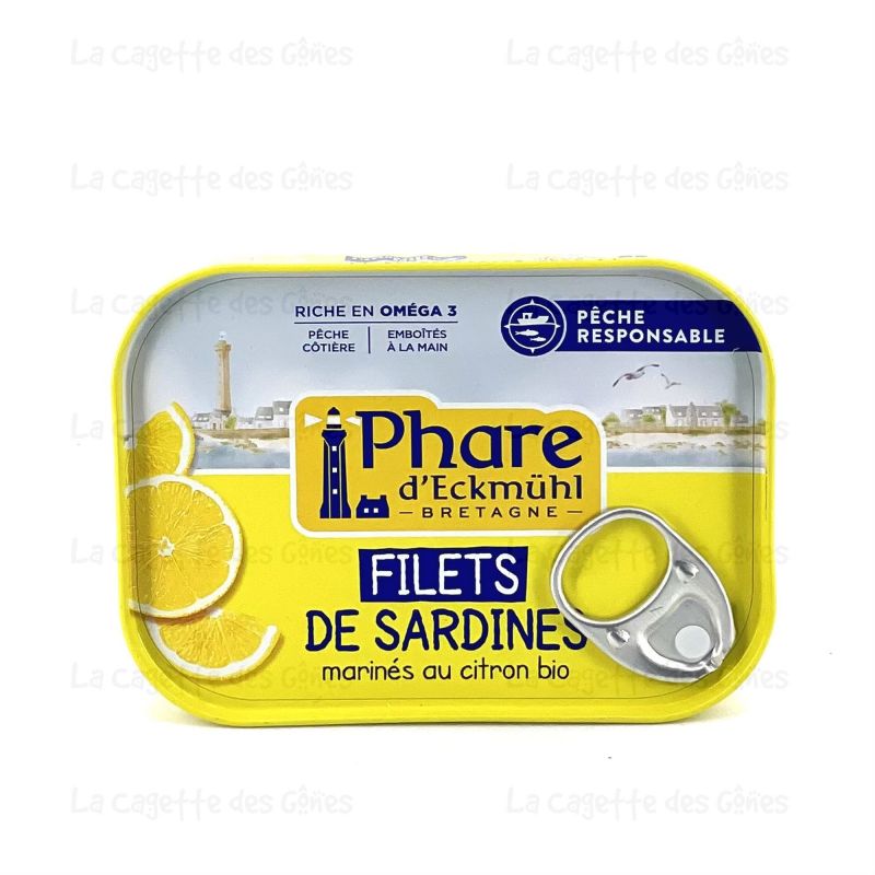 FILET SARDINE CITRONNÉ 100G