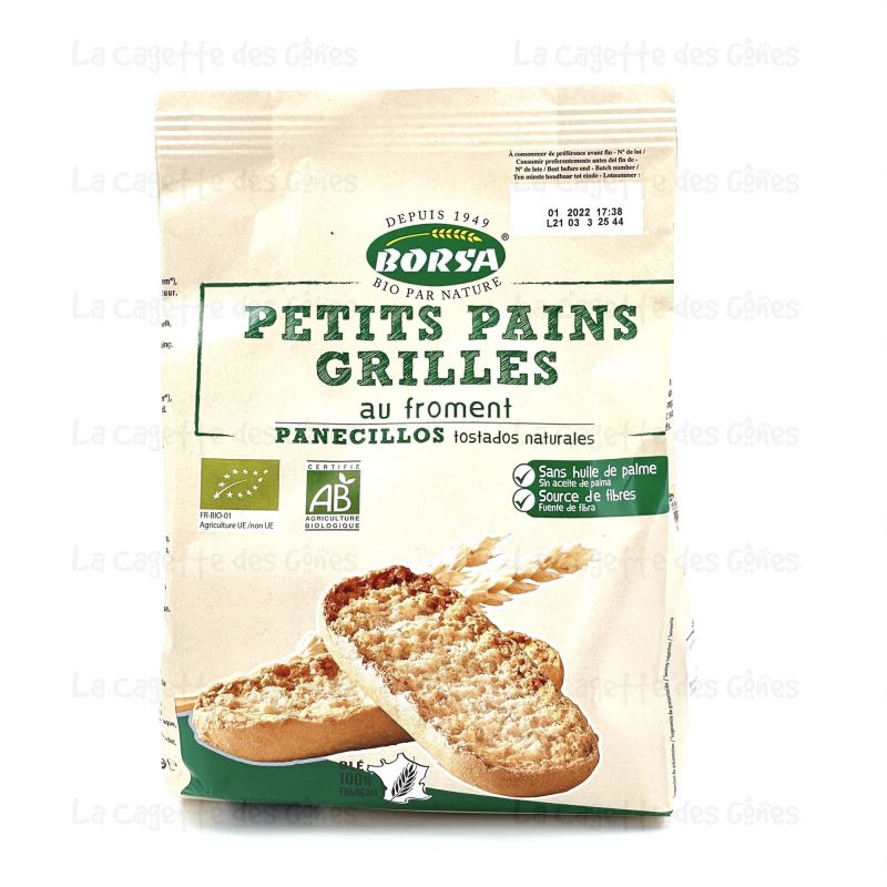 PETIT PAIN GRILLE FROMENT 225G