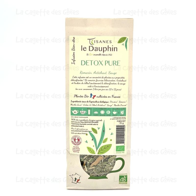 DETOX PURE - PURIFIANTE & DETOXIFIANTE - POIDS NET 70G - COM