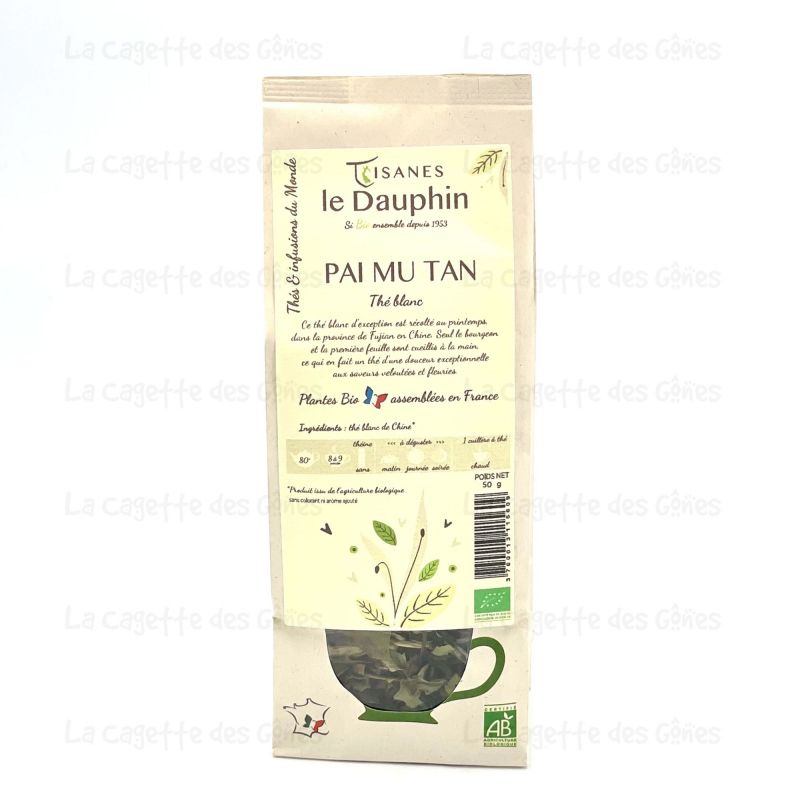 PAI MU TAN - THE BLANC - POIDS NET 50G