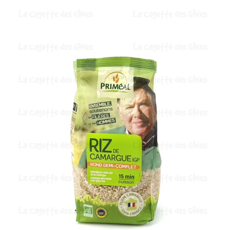 RIZ DE CAMARGUE ROND 1/2 COMPLET  500 G