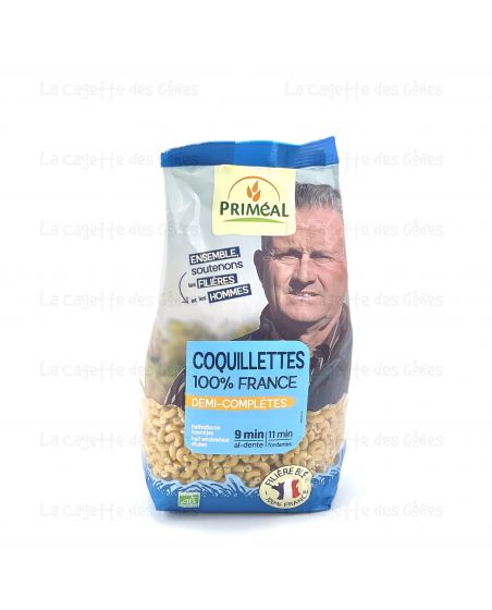 COQUILLETTES 100% FRANCE DEMI-COMPLETES 500 G