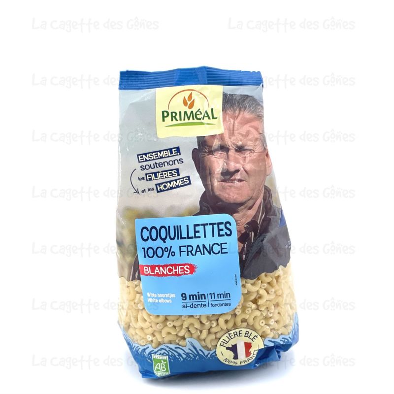 COQUILLETTES 100% FRANCE BLANCHES 500 G