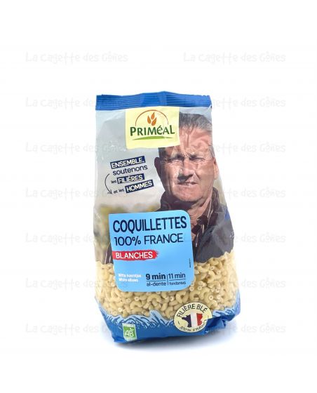 COQUILLETTES 100% FRANCE BLANCHES 500 G