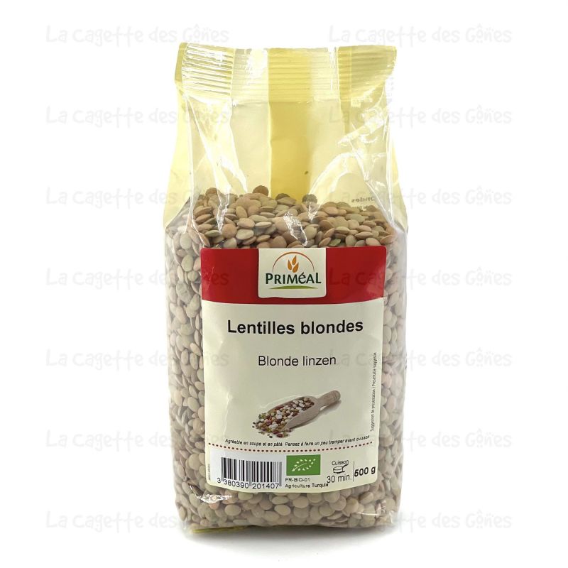 LENTILLES BLONDES 500 G