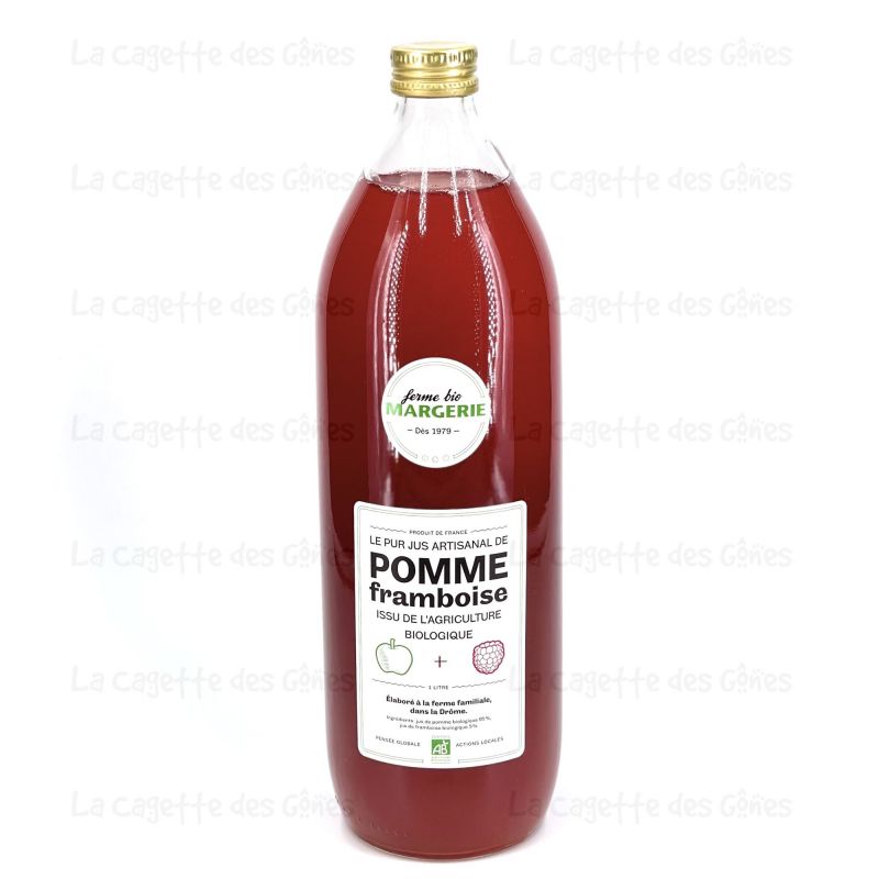 JUS DE POMME FRAMBOISE BIO 1L