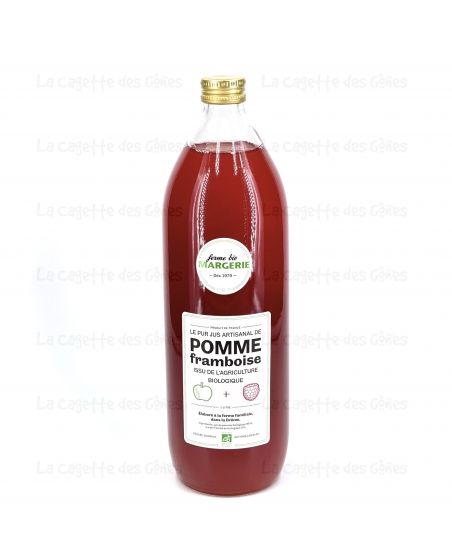 JUS DE POMME FRAMBOISE BIO 1L