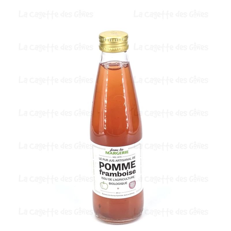 JUS DE POMME FRAMBOISE BIO 25CL