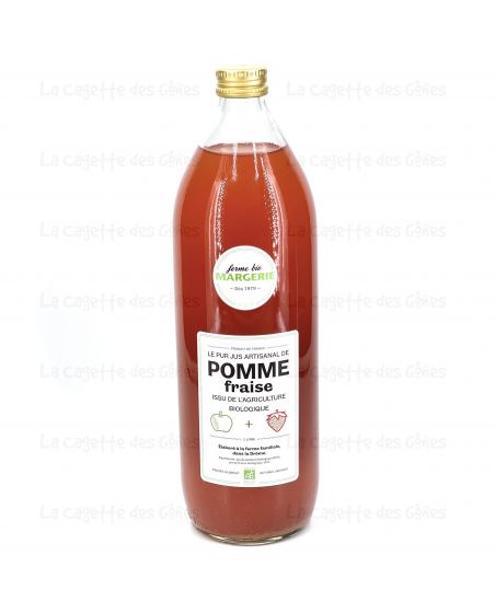 JUS DE POMME FRAISE BIO  1L